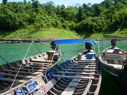 Khao Sok See Ausflug mit Longtailboot